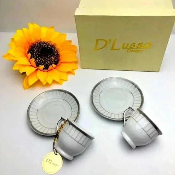 D’Lusso Design mini  Coffee Cup Set - Picture 1 of 8